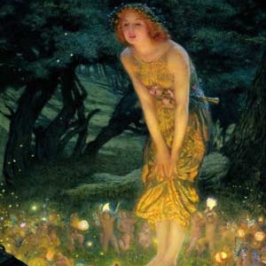 Edward Robert Hughes Poster - Sommernacht - Neu 24x36