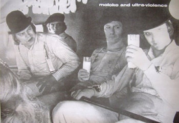 Clockwork Orange Movie Poster - Milkshake - Rare Hot New 24x36