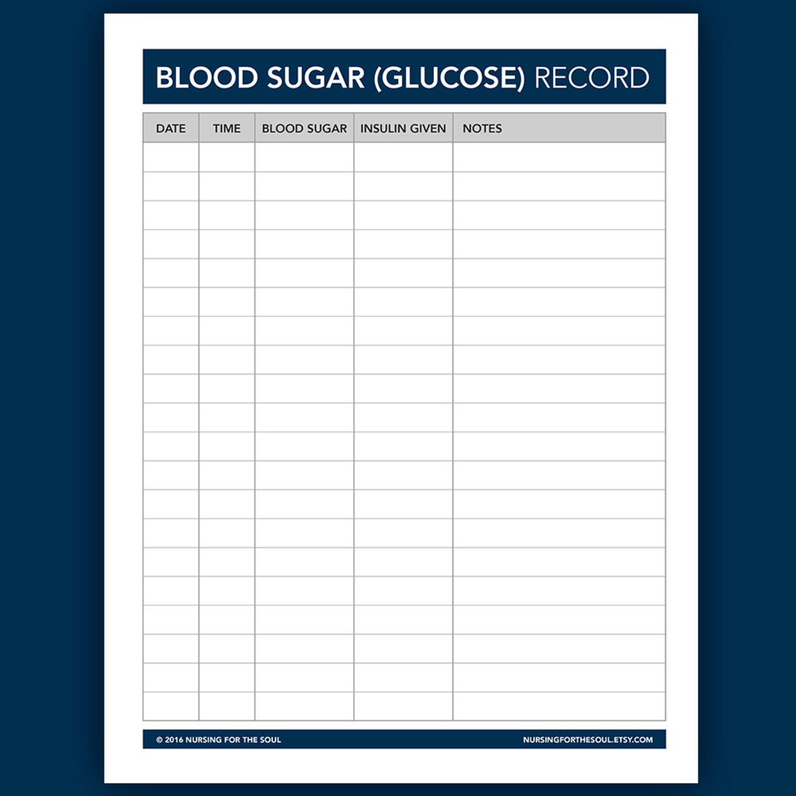 Blood Sugar History Blood Sugar Glucose Form Blood Sugar History