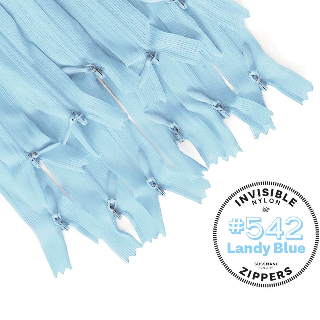 完売 Invisible Zippers 8 - Blue Landy #542 - ぬいぐるみ