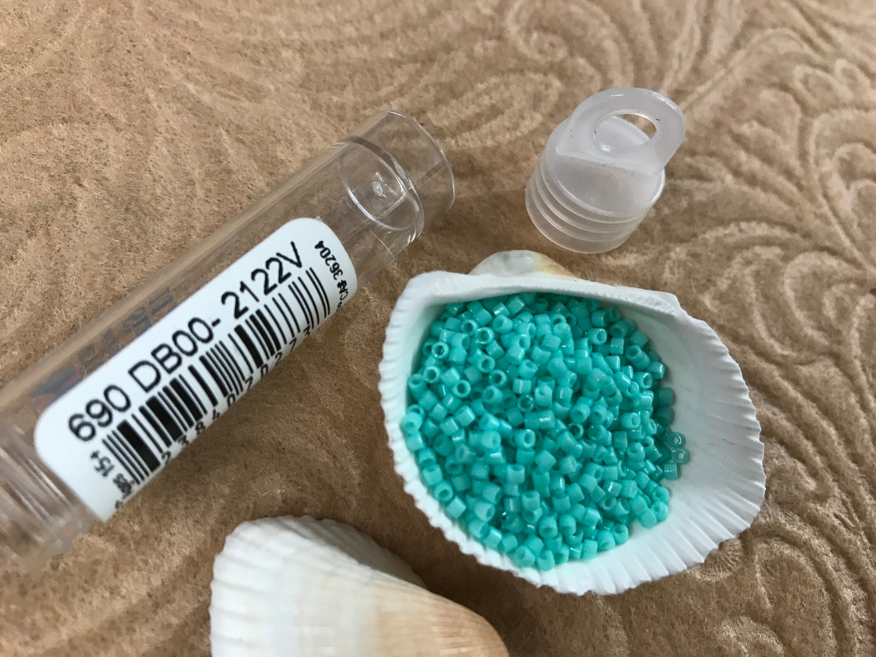 DB00-2039, Miyuki 5.2g Ocean Blue Luminous Neon DB00-2039, Miyuki 5.2g Ocean Blue Luminous Neon