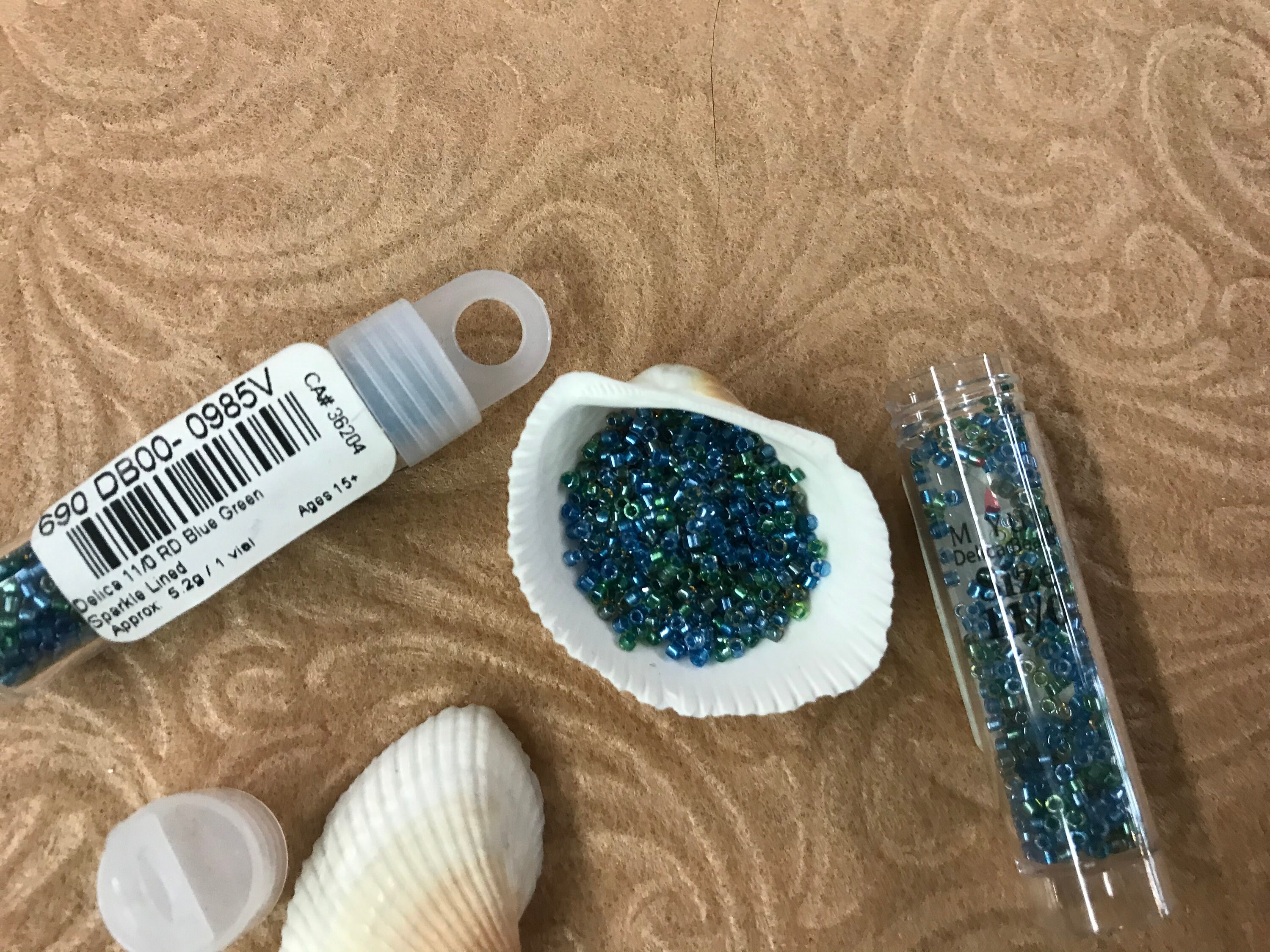 DB00-2039, Miyuki 5.2g Ocean Blue Luminous Neon DB00-2039, Miyuki 5.2g Ocean Blue Luminous Neon