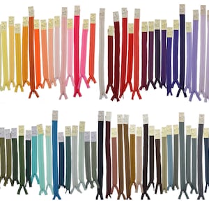 Invisible Zippers - 84 Colors to Choose From!! - 8" 10" 14" 18" 22" 25" (1pc) bild 4