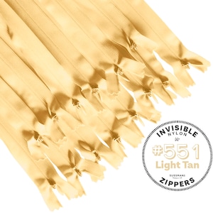 Invisible Zippers - 84 Colors to Choose From!! - 8" 10" 14" 18" 22" 25" (1pc) bild 6