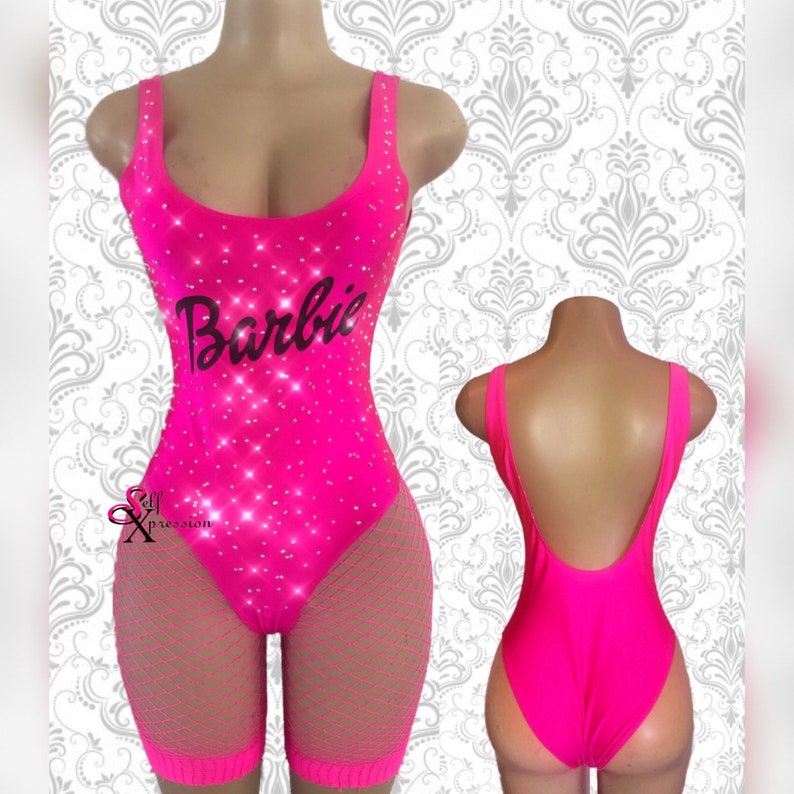 pink bodysuit