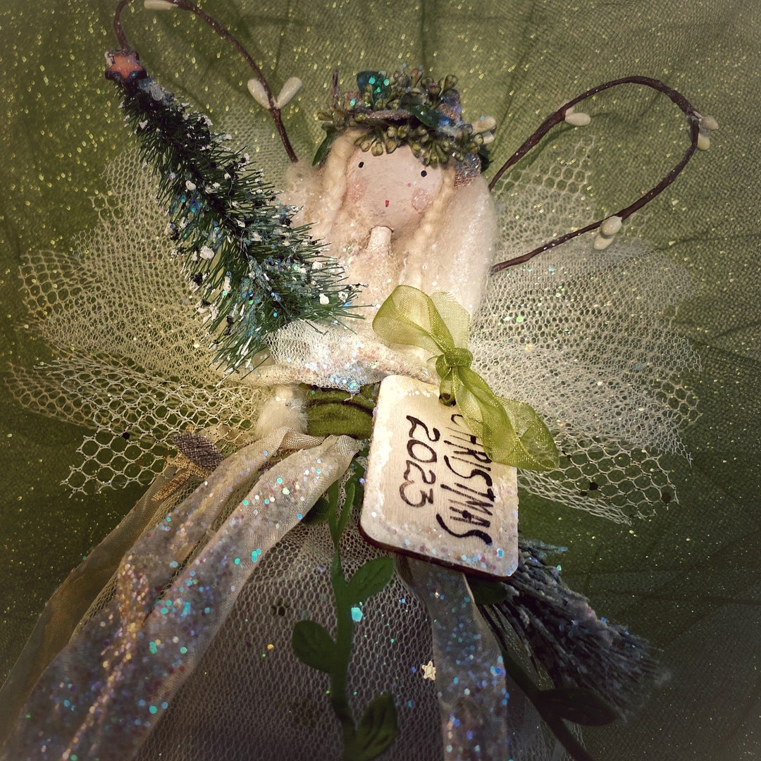 Christmas Fairy / Angel Tree Topper, Hand Crafted Christmas Decoration