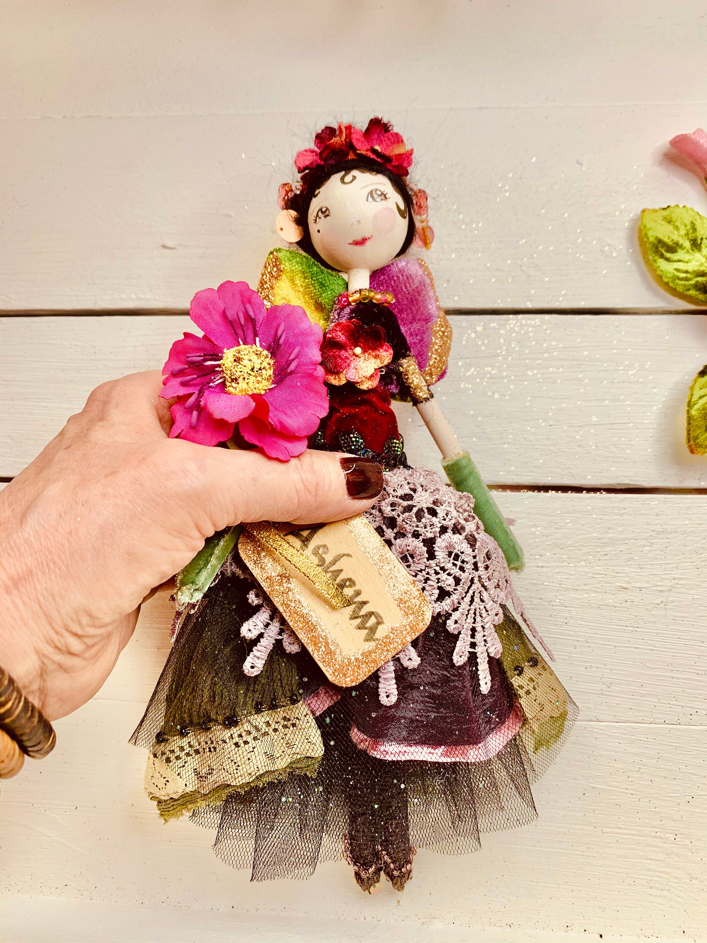 Vintage Style Fairy Tree Topper Etsy