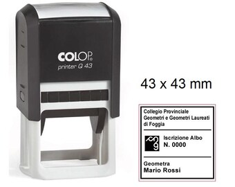 Square Stamps - Colop - Various Sizes - Self-Inking Stamps