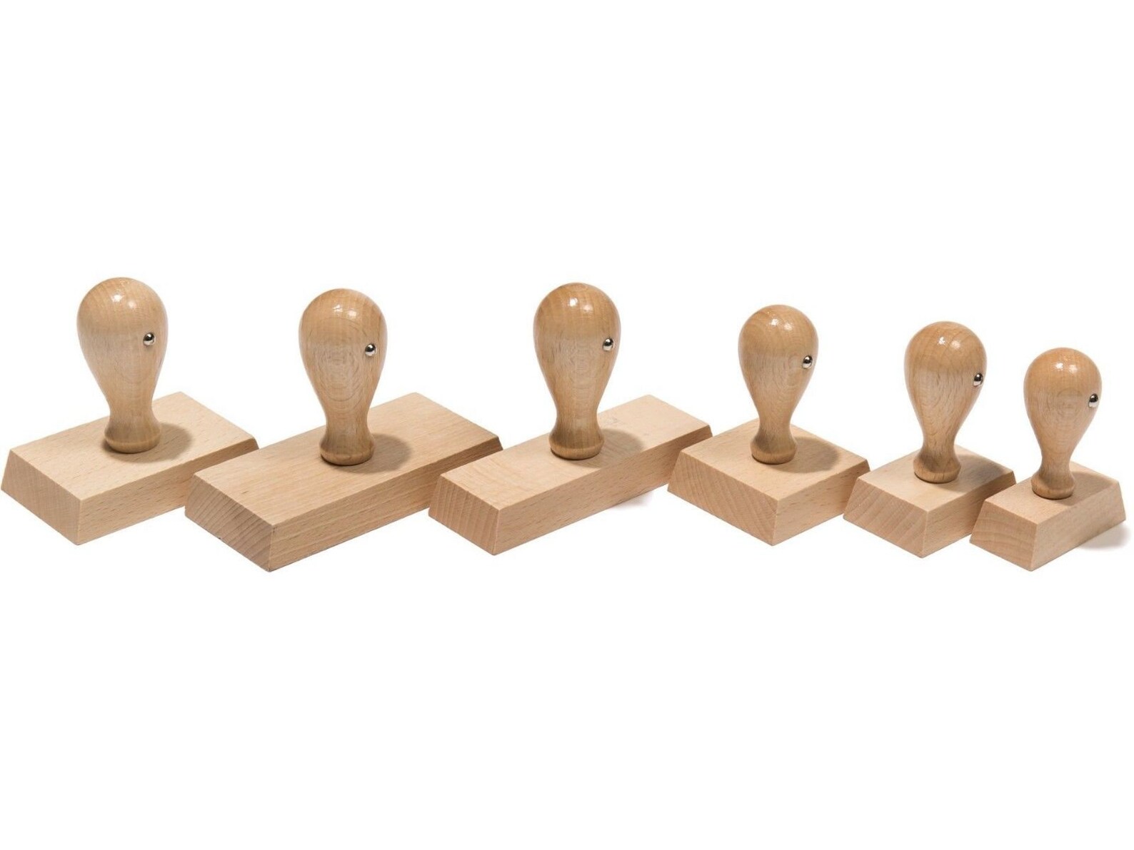 Wooden Stamp Personalized Various Sizes With Ink Pad Etsy