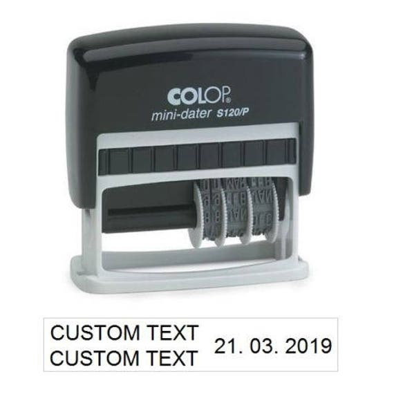 Colop Mini-dater S120/P Dater With Personalized Self Inking - Etsy