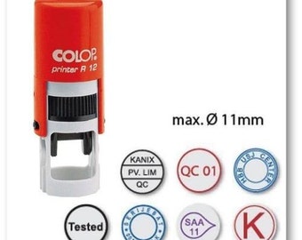 Round Custom Stamp - Colop Printer R12 - 12mm