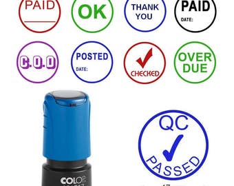 Round Stamp - Colop EOS R17 - 17mm - Company, Office, School, Business, Shop, Bar, Store, Gift, Present