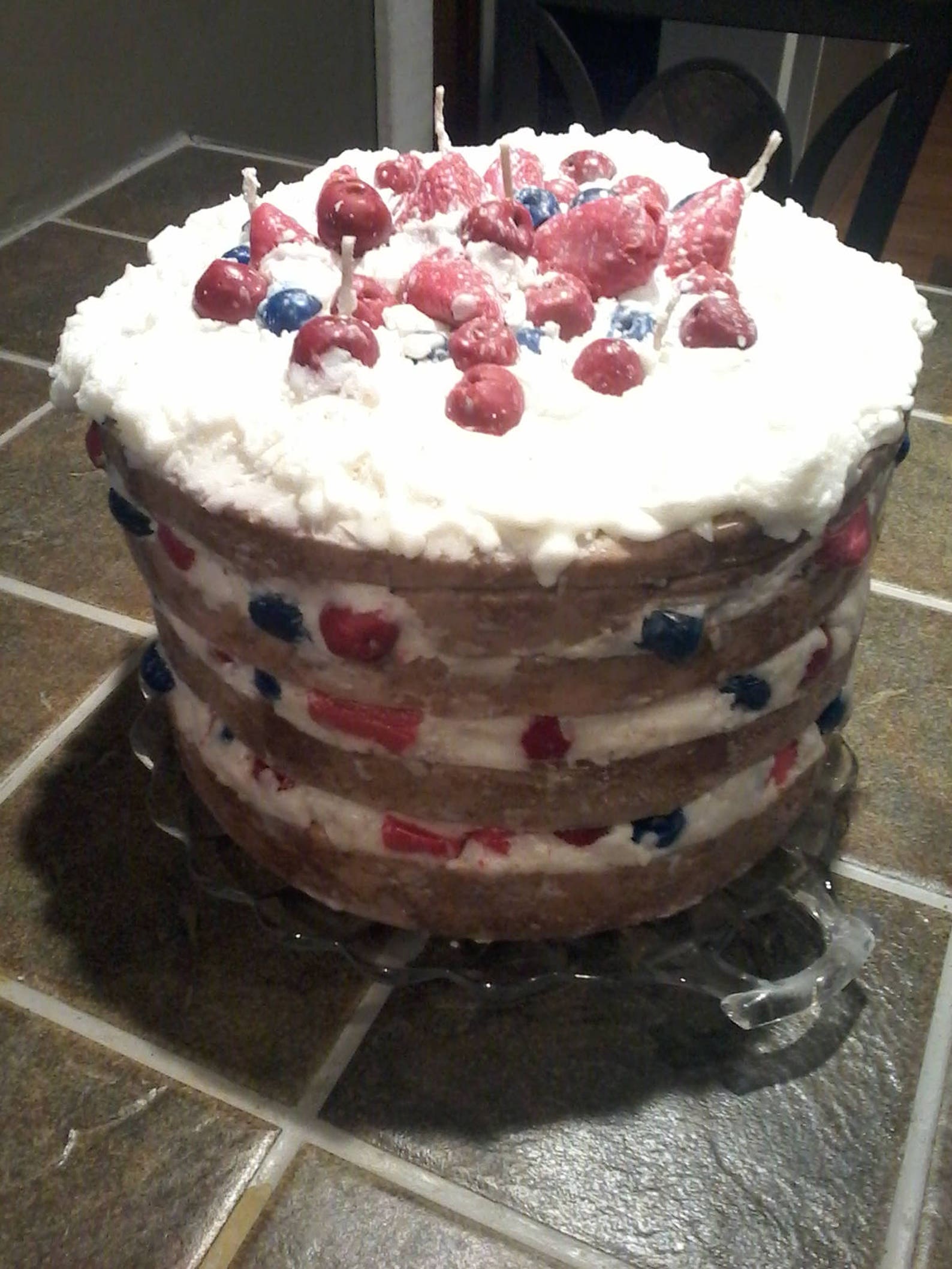 Layered Frosted Cake Candle Highly Scented HUGE 12 pounds 6 Etsy