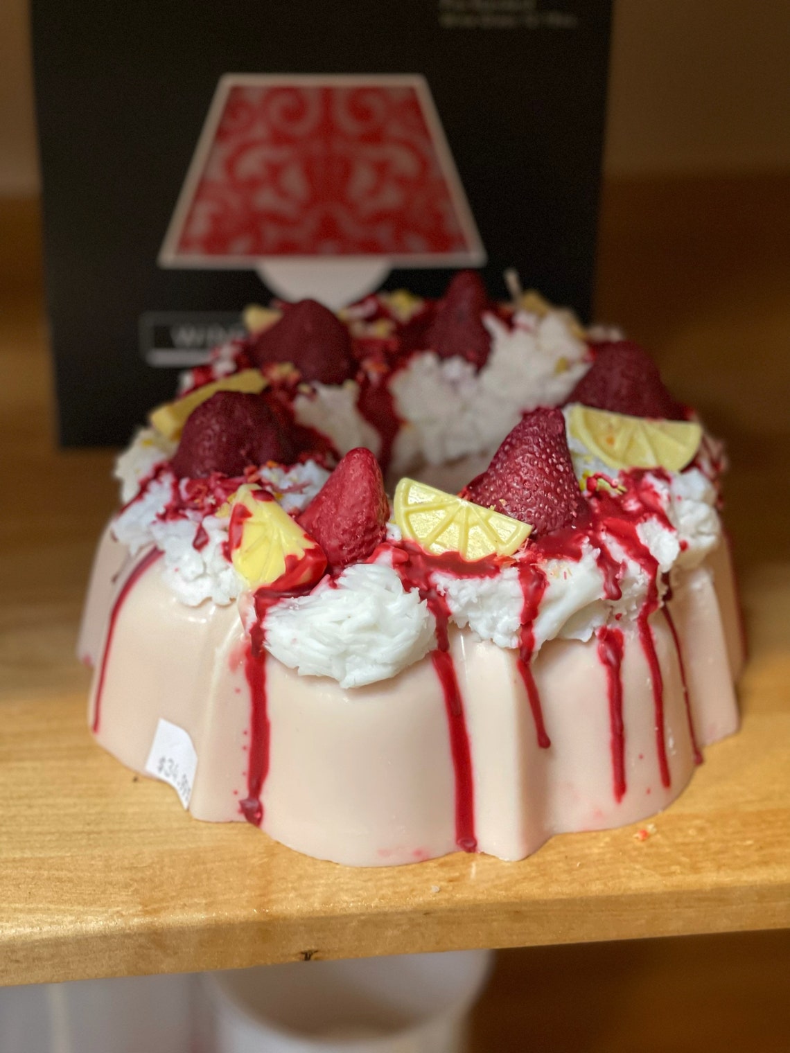 Huge Realistic Bundt Cake Scented Candle 4 Wick Bakery Dessert Etsy