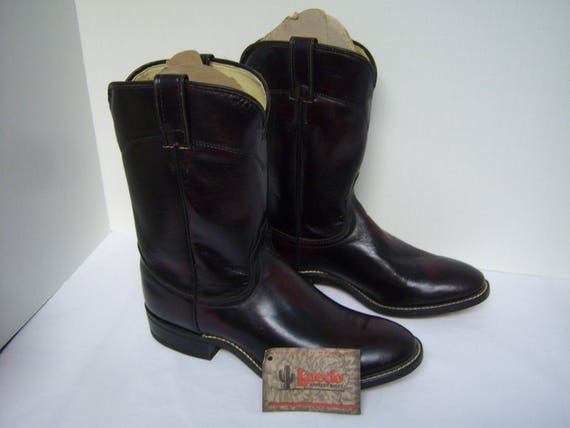 Laredo Man's Boots, Roper Boots, Burgundy Brown I… - image 2