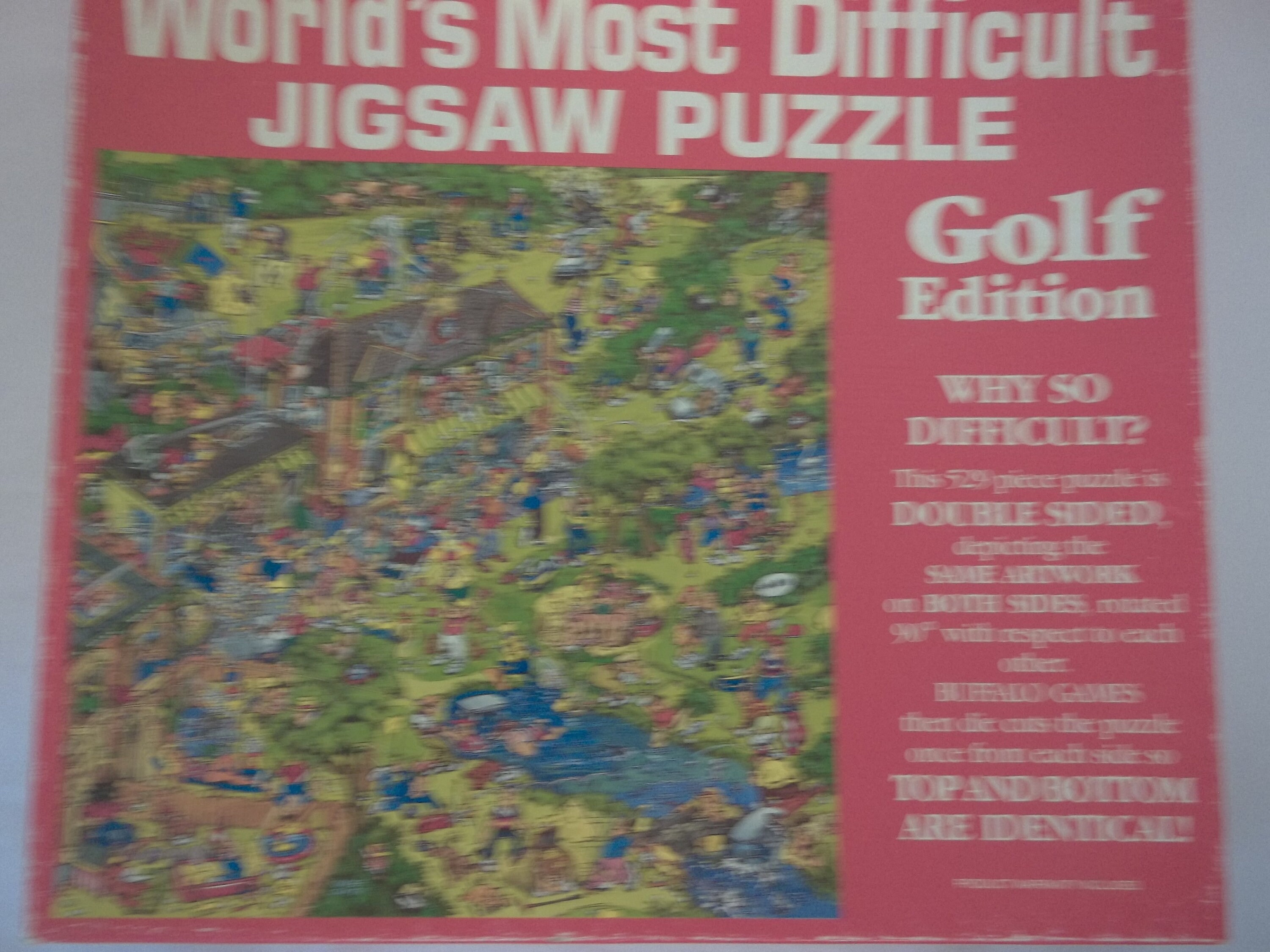 World's Most Difficult Jigsaw Puzzle, Golf Edition - Etsy