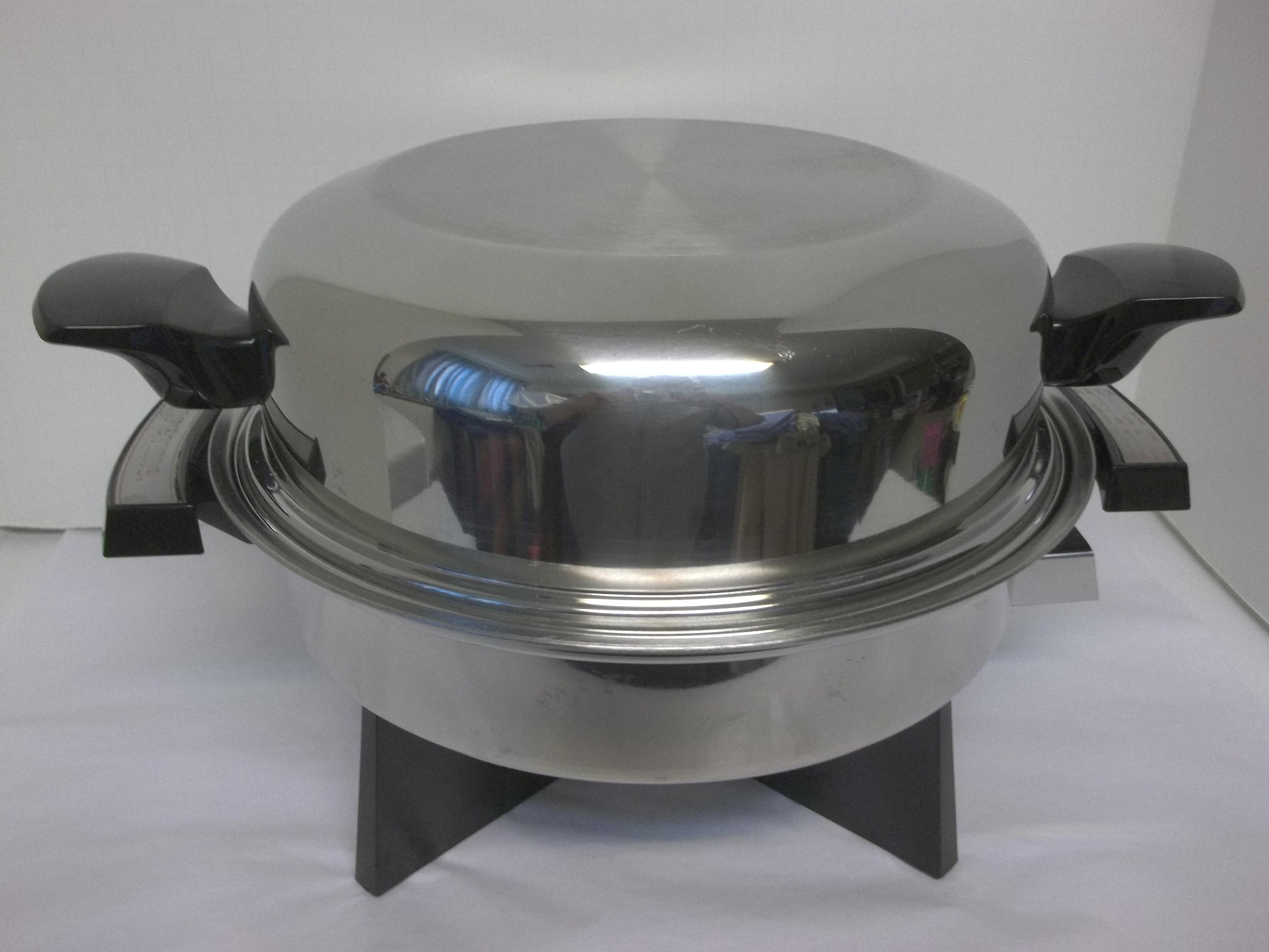 Vintage Lifetime Electric Skillet Stainless Steel Liquid Etsy