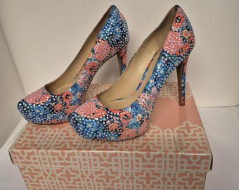 Gianni Bini Style Day-Lightz 5" Heels Size 8M Worn Once IOB Clean Condition