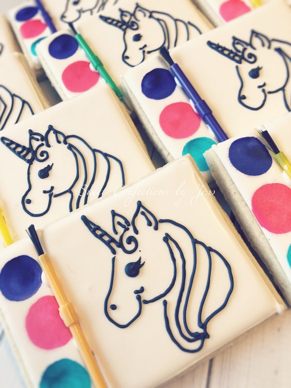 Unicorn Paint cookies Il_570xn