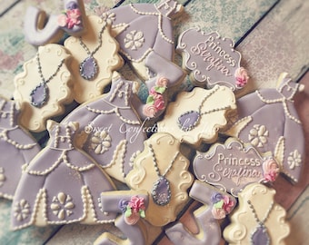 Princess Sofia inspired cookies