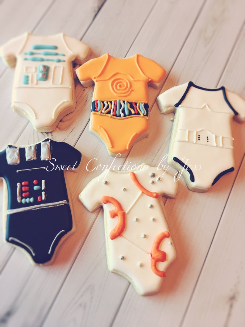 Star Wars baby Onesie cookies image 1