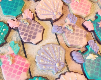 Mermaid Baby Cookies