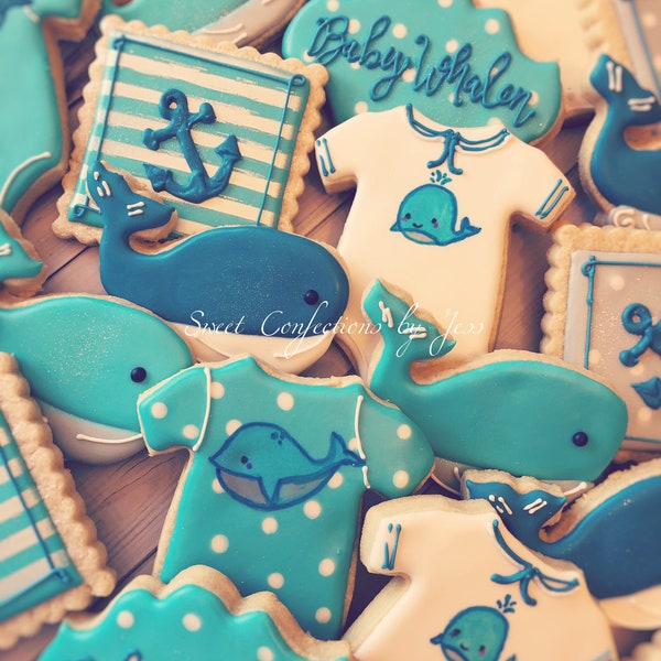 Under the Sea Cookies for Baby Shower Etsy