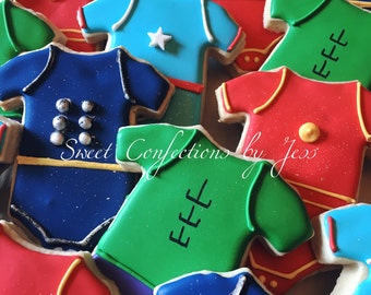 Avengers Baby Onesies cookies