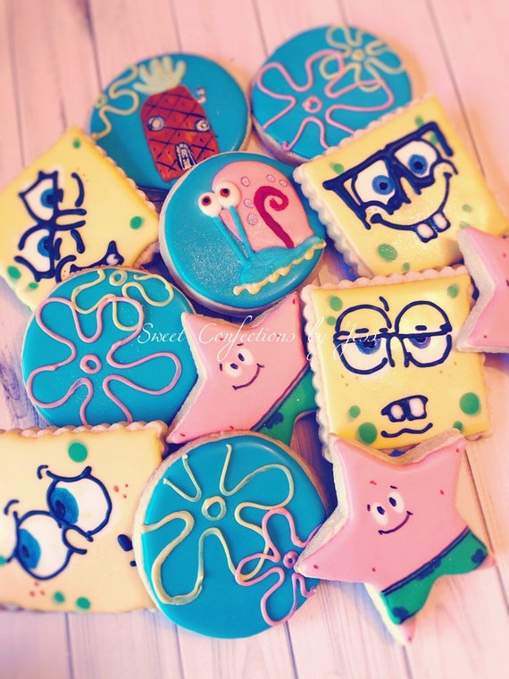 Sponge Bob Cookies Il_570xn