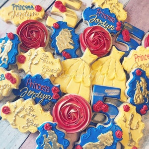 Beauty and the Beast inspired cookies