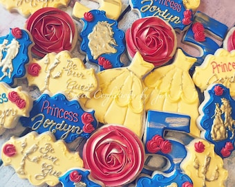 Beauty and the Beast inspired cookies