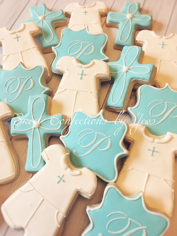 Christening Cookies by Sweet Confections by Jess Catch My Party