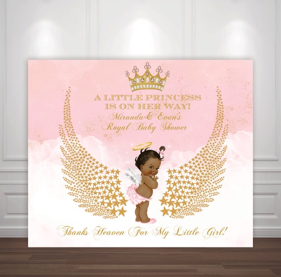 Princesa De Oro Rosa Corona Baby Shower 1o Cumpleanos Etsy