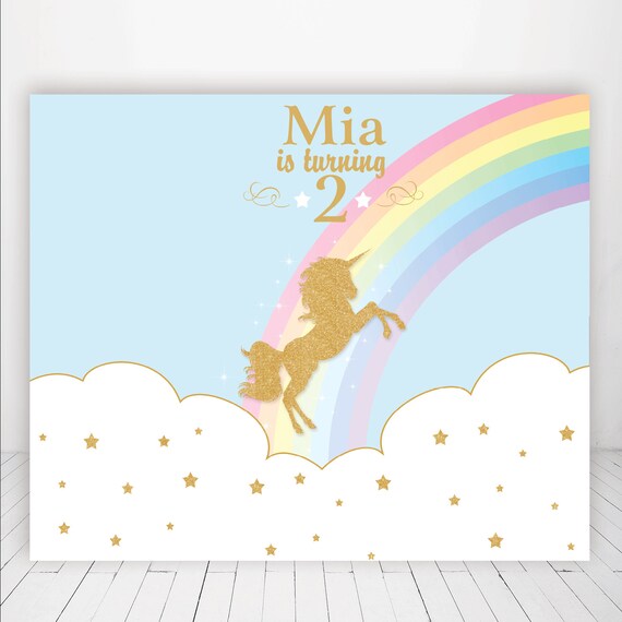 rainbow unicorn rocking horse