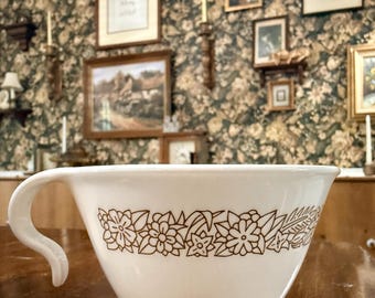 Vintage Corelle Woodland Brown tea cup, Corelle by Corning, set of 4