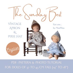 Waldorf Doll Apron & Pixie Hat PDF Pattern (English)