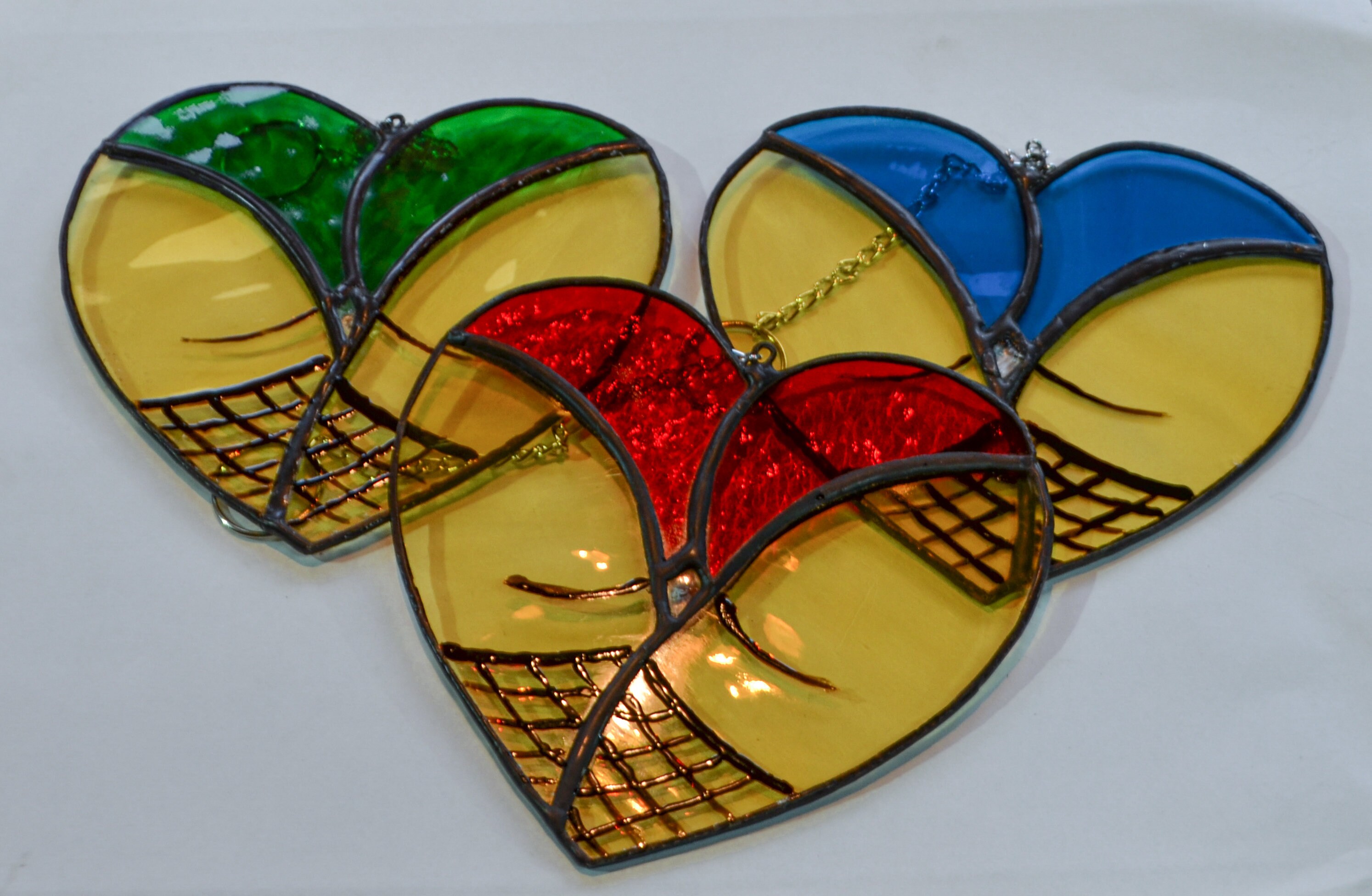 Stained Glass Booty Heart Butt Heart Suncatcher Bum Heart Etsy