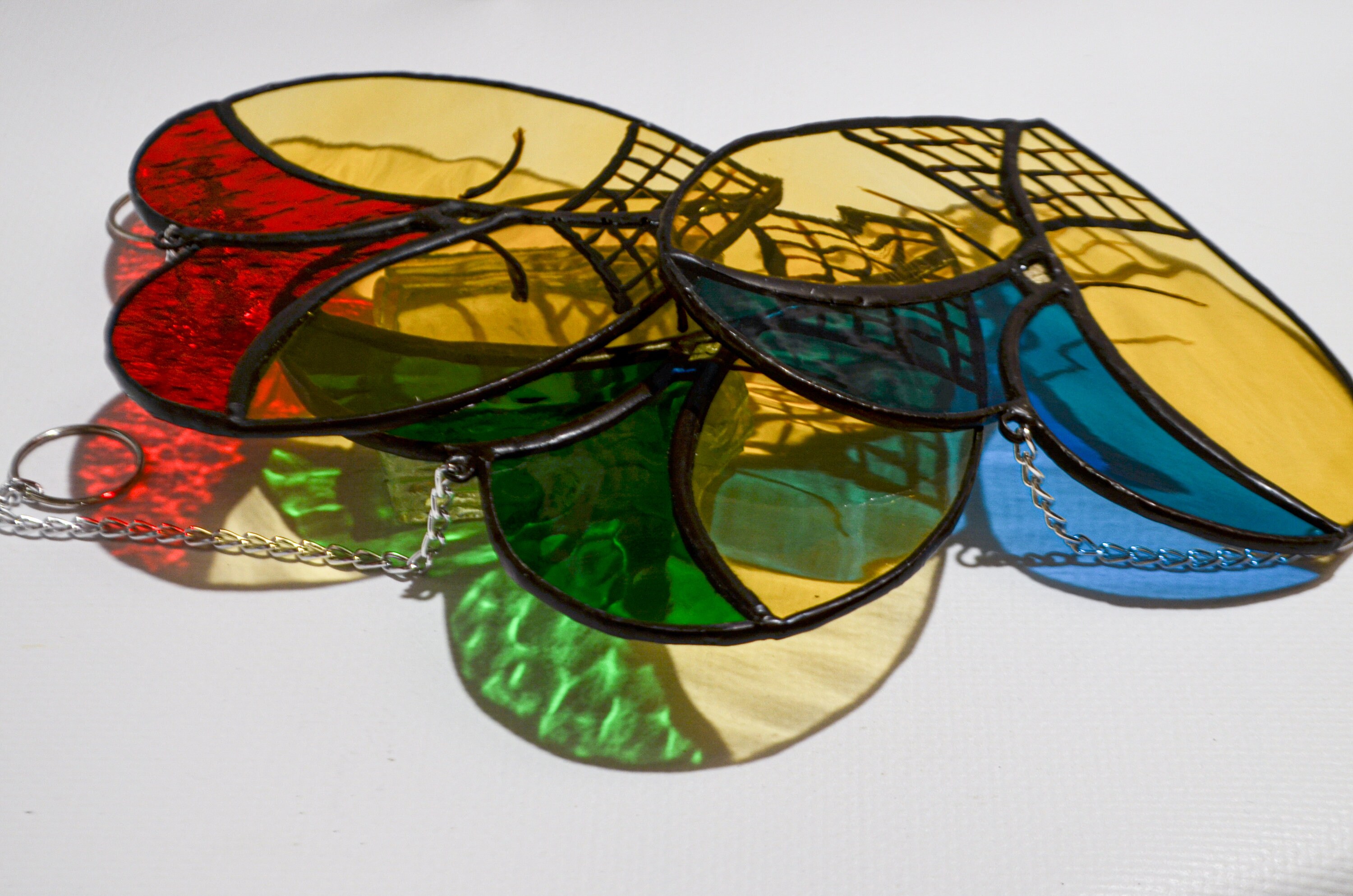 Stained Glass Booty Heart Butt Heart Suncatcher Bum Heart Etsy