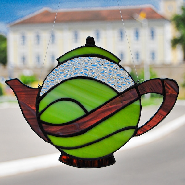 Stained Glass Teapot Etsy
