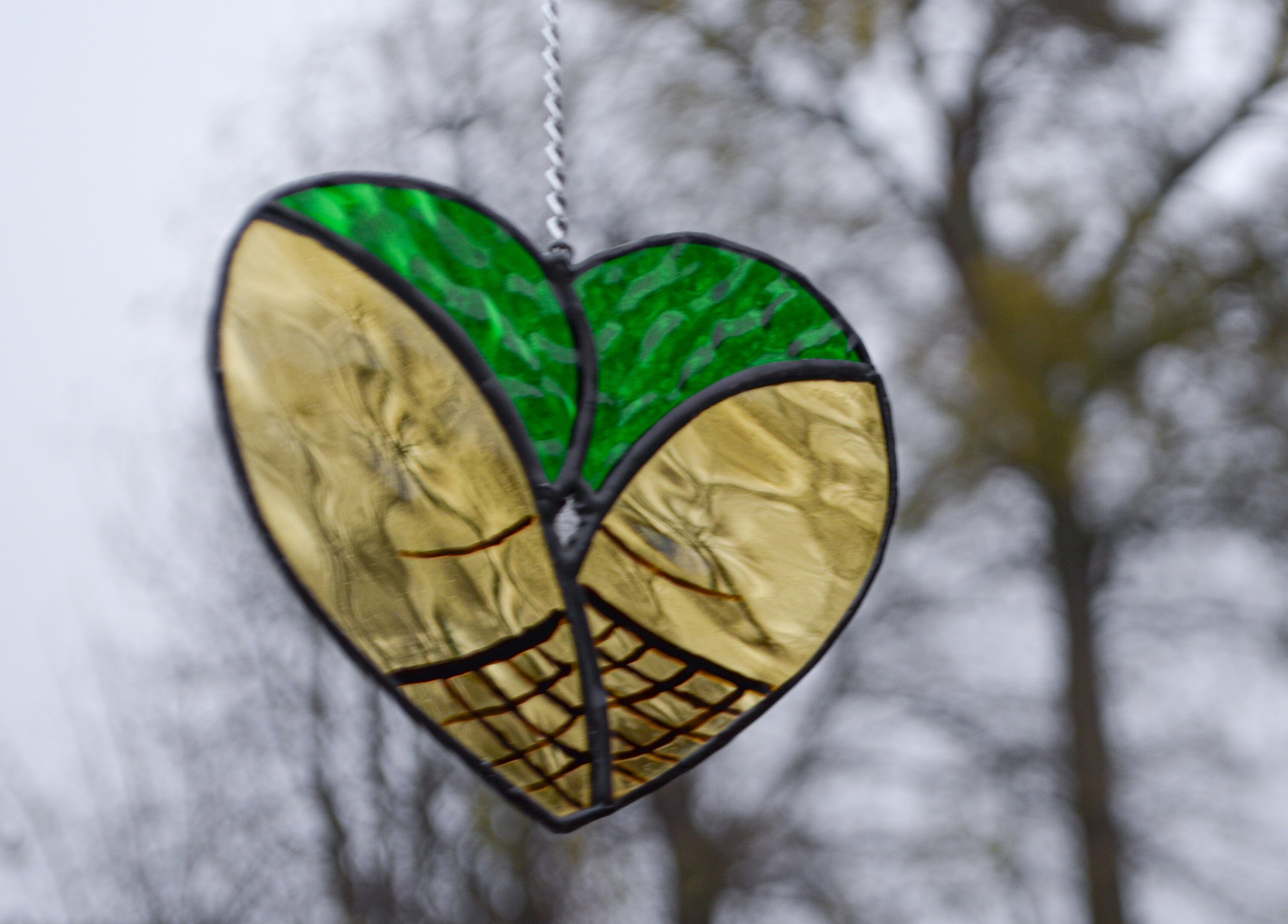 Stained Glass Booty Heart Butt Heart Suncatcher Bum Heart Etsy