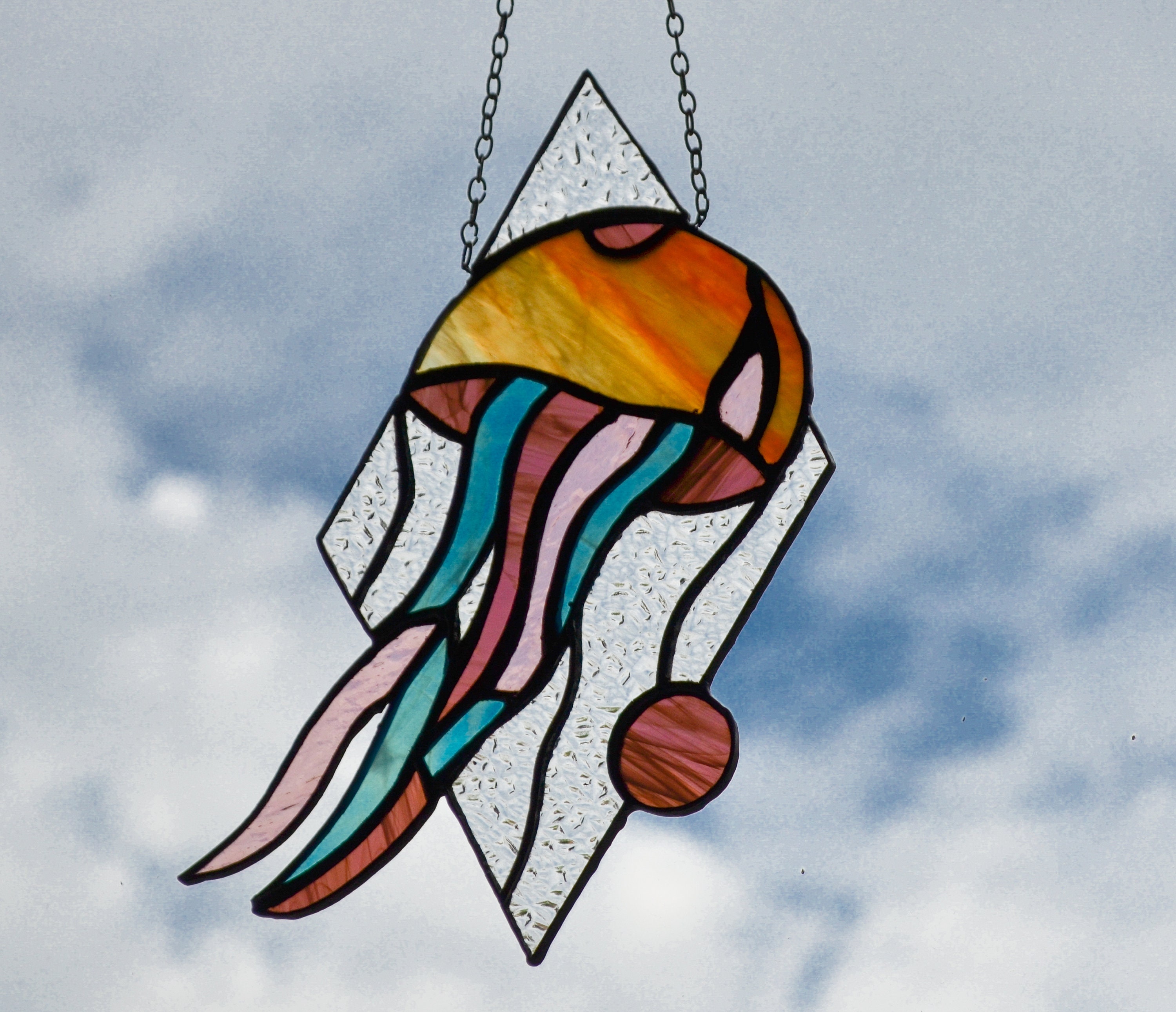 Jellyfish Stained Glass Pattern