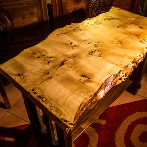 Live edge coffee table