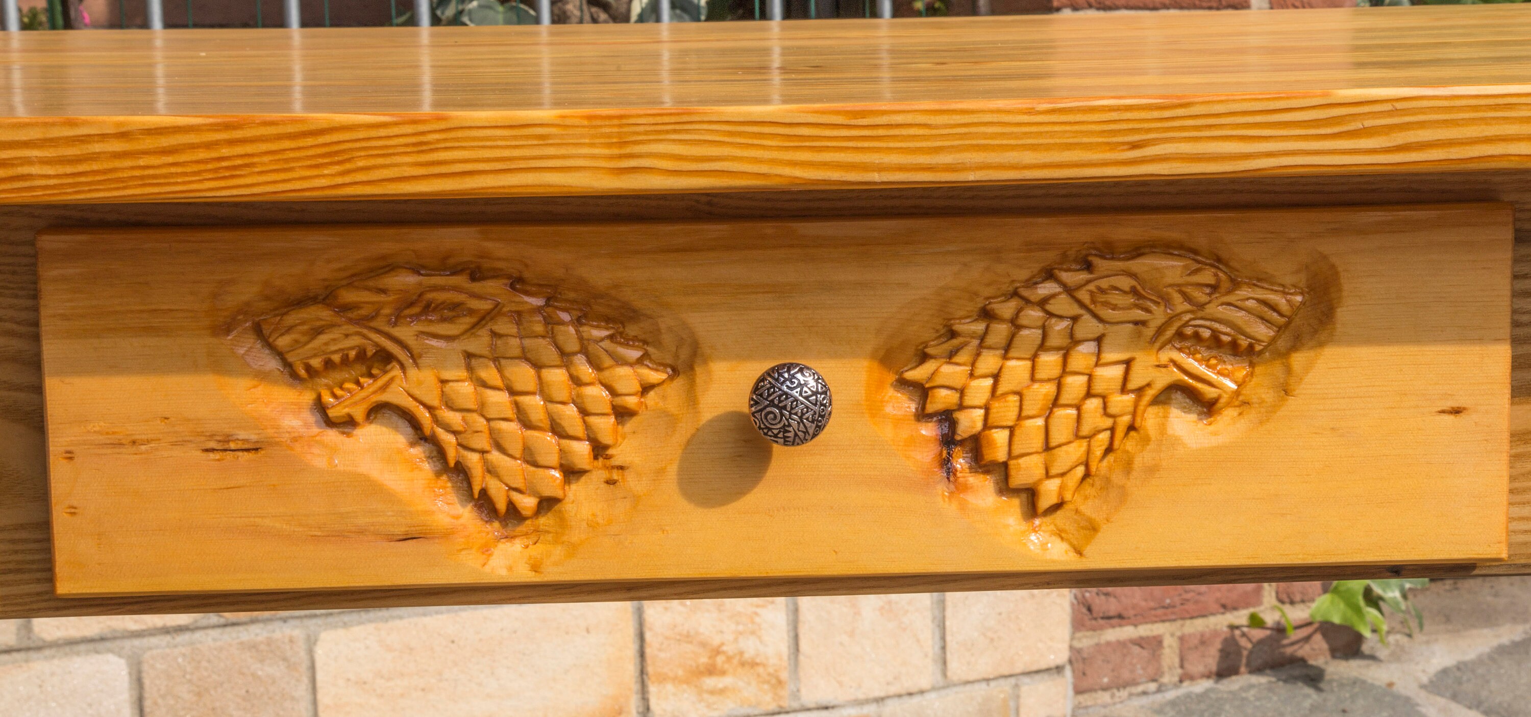 CARVED Wood Table - Etsy