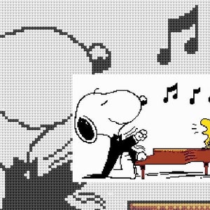 Piano cross stitch pattern pdf