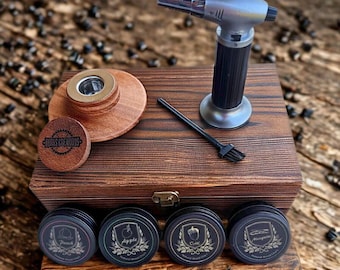 Cocktail Smoker Kit, Oak, Apple, Peach, Mesquite Variety Wood Chips
