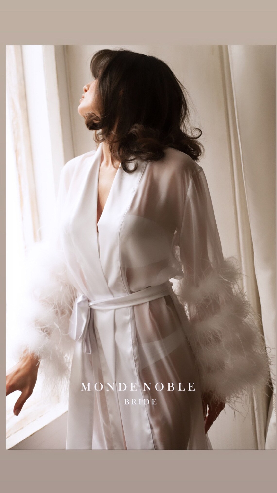 silk and feather robe
