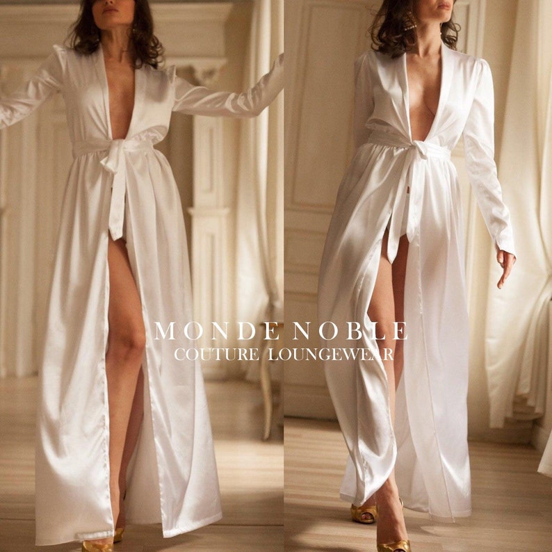 white see thru robe
