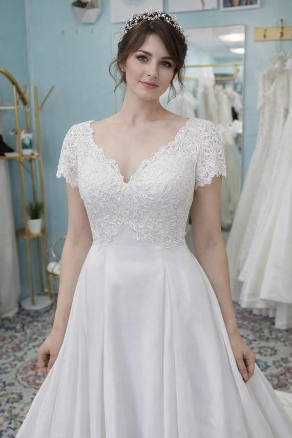Vintage 1980s Mori Lee Wedding Dress