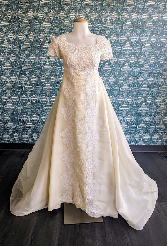 1960s Vintage Alfred Angelo Wedding gown **AS IS**