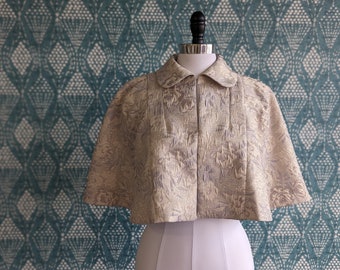 Gold and Taupe Capelet